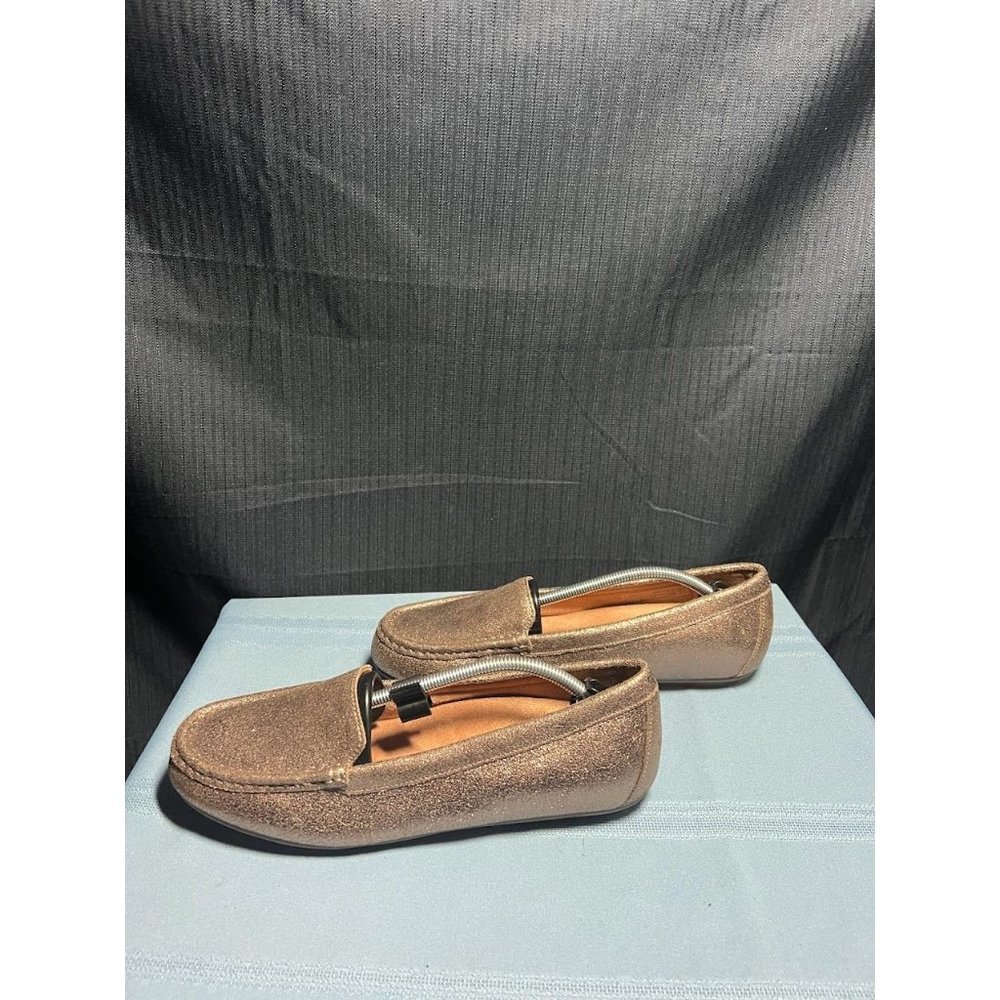 Vionic Debbie Metallic Women's Bronze Slip On Shoes Size 9w